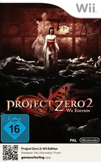 Project Zero 2: Wii Edition Nintendo Wii, Germany box front