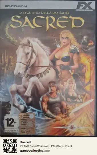 Sacred Computer, Italy box front