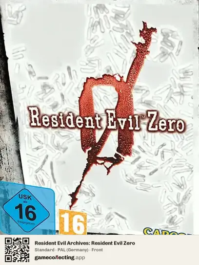 Resident Evil Archives: Resident Evil Zero Nintendo Wii, Germany box front