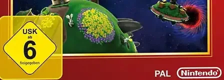 Super Mario Galaxy, the USK square on its front