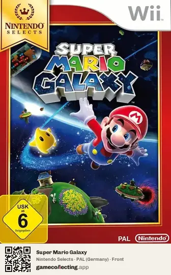 Super Mario Galaxy Nintendo Wii, Germany box front