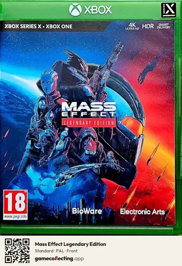 Mass Effect Legendary Edition Xbox Series X, PAL box front