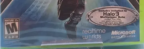 Crackdown, the ESRB box on its front