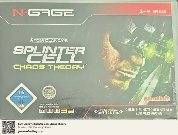 Tom Clancy's Splinter Cell: Chaos Theory Nokia N-Gage, Germany box front