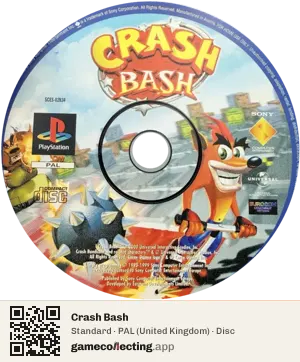 Crash Bash PlayStation, PAL disc