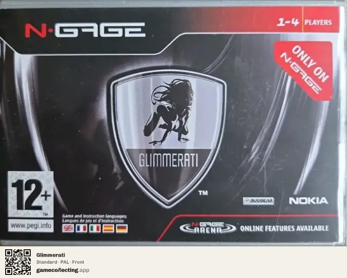 Glimmerati Nokia N-Gage, PAL box front
