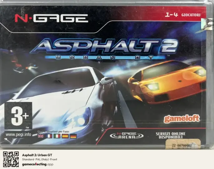 Asphalt 2: Urban GT Nokia N-Gage, Italy box front