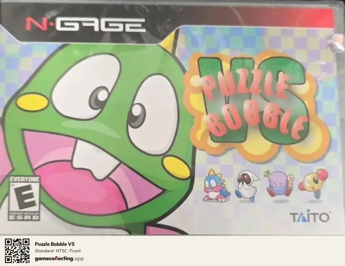 Puzzle Bobble VS Nokia N-Gage, NTSC box front