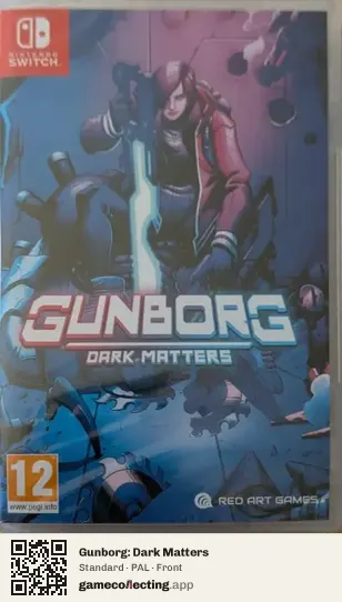 Gunborg: Dark Matters Nintendo Switch, PAL box front