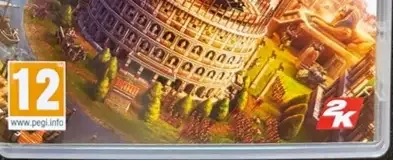 Sid Meier's Civilization VI, the USK square on its front