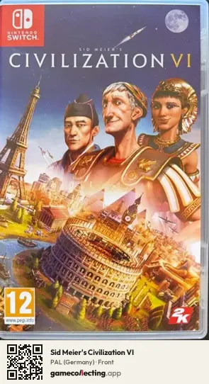 Sid Meier's Civilization VI Nintendo Switch, Germany box front