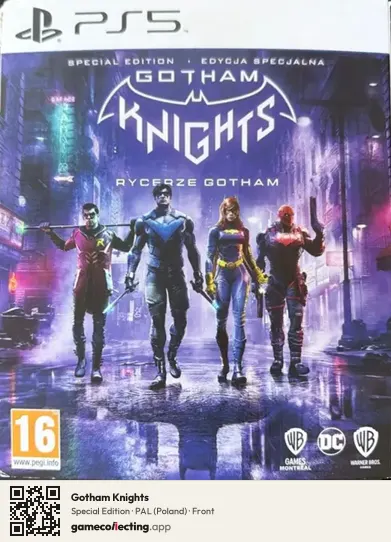Gotham Knights PlayStation 5, Poland box front