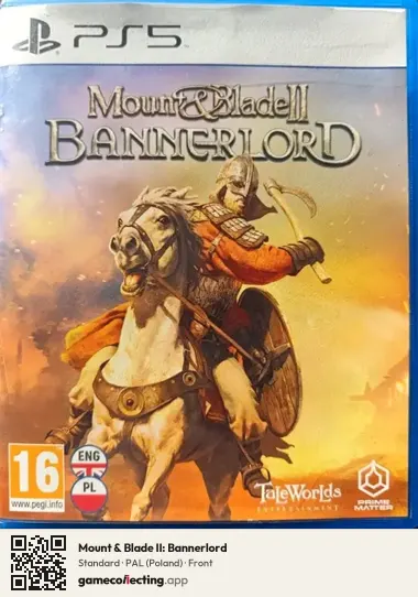 Mount & Blade II: Bannerlord PlayStation 5, Poland box front