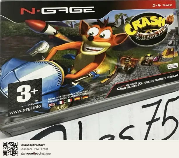Crash Nitro Kart Nokia N-Gage, PAL box front