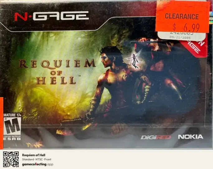 Requiem of Hell Nokia N-Gage, NTSC box front
