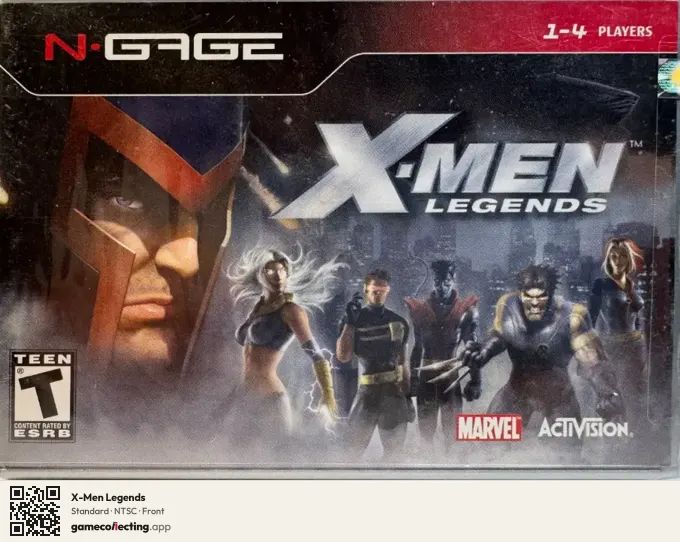 X-Men Legends Nokia N-Gage, NTSC box front
