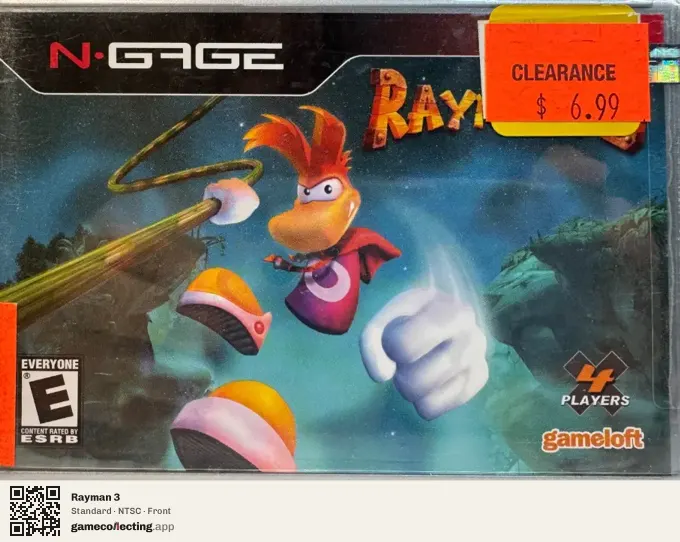 Rayman 3 Nokia N-Gage, NTSC box front