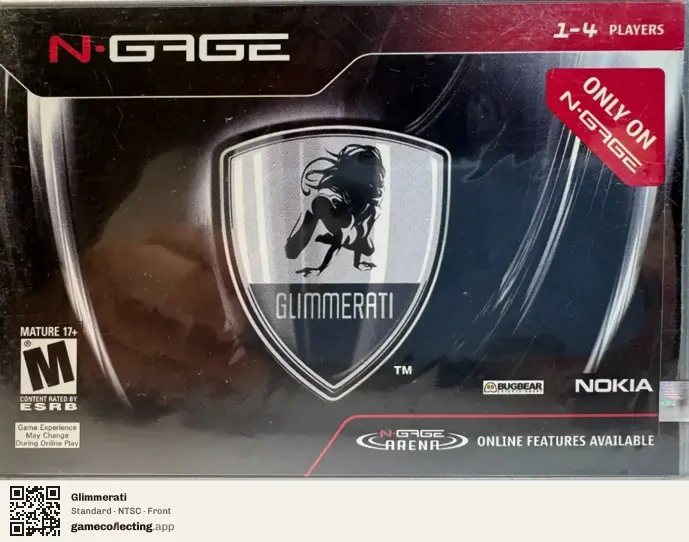 Glimmerati Nokia N-Gage, NTSC box front