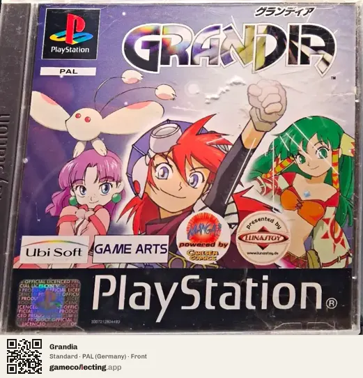 Grandia PlayStation, Germany box front