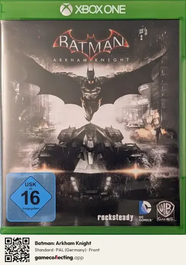 Batman: Arkham Knight Xbox One, Germany box front