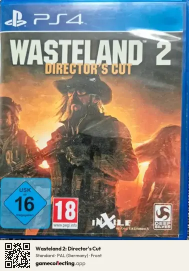 Wasteland 2: Director's Cut PlayStation 4, Germany box front