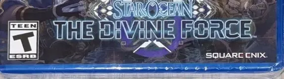 Star Ocean: The Divine Force, the ESRB box on its front