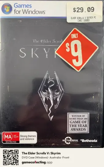 The Elder Scrolls V: Skyrim Computer, Australia box front