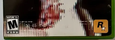 Manhunt, the ESRB box on its front