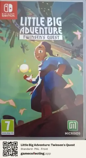Little Big Adventure: Twinsen's Quest Nintendo Switch, PAL box front
