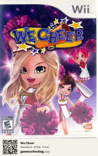 We Cheer Nintendo Wii, NTSC box front