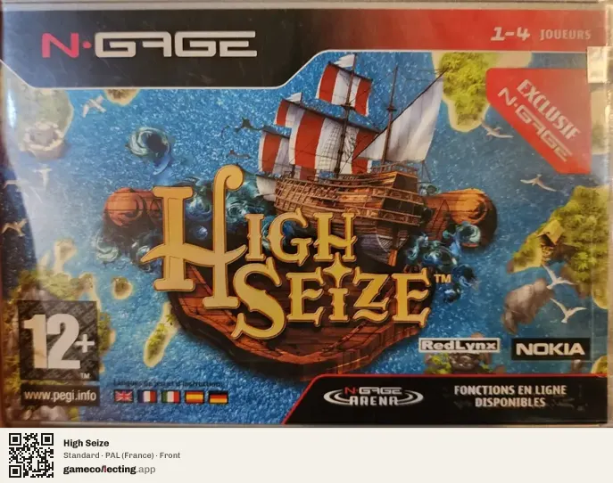 High Seize Nokia N-Gage, France box front