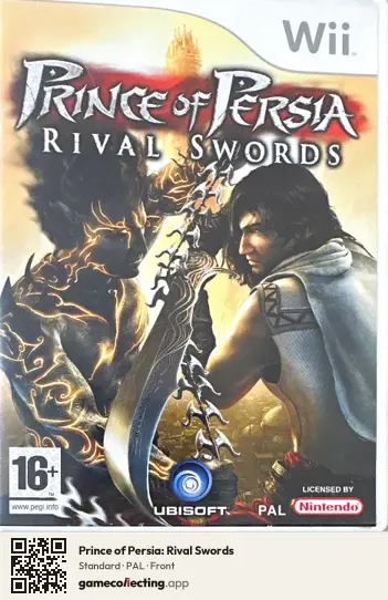 Prince of Persia: Rival Swords Nintendo Wii, PAL box front