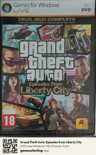 Grand Theft Auto: Episodes from Liberty City Computer, France box front