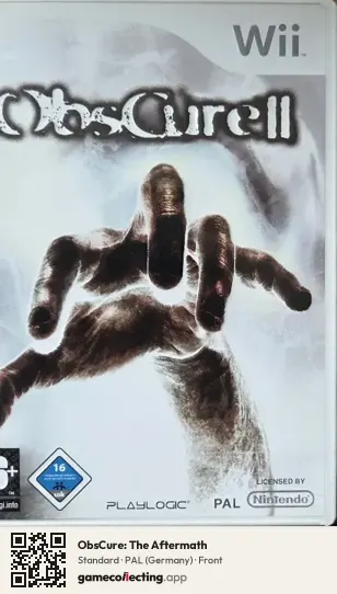 ObsCure: The Aftermath Nintendo Wii, Germany box front