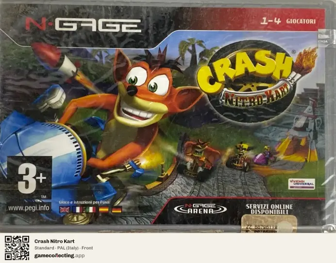 Crash Nitro Kart Nokia N-Gage, Italy box front