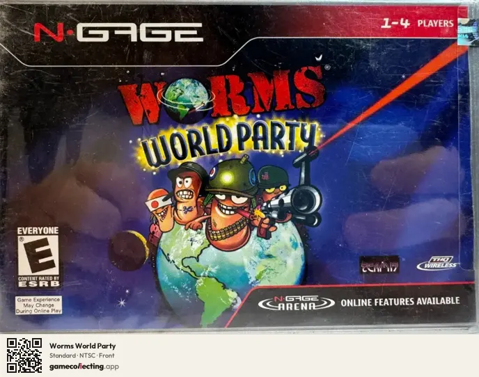 Worms World Party Nokia N-Gage, NTSC box front