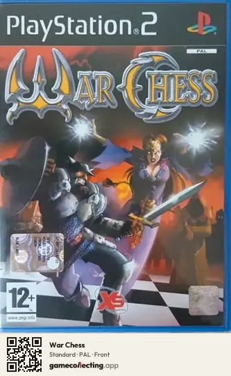 War Chess PlayStation 2, PAL box front