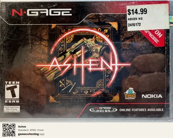 Ashen Nokia N-Gage, NTSC box front