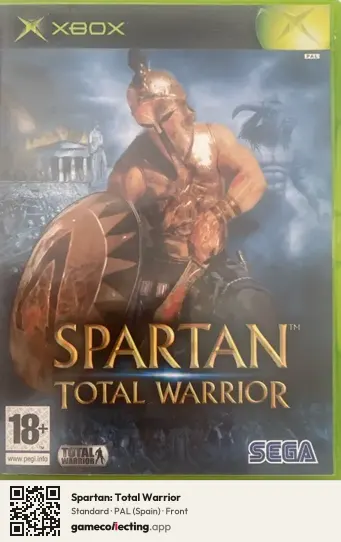 Spartan: Total Warrior Xbox, Spain box front