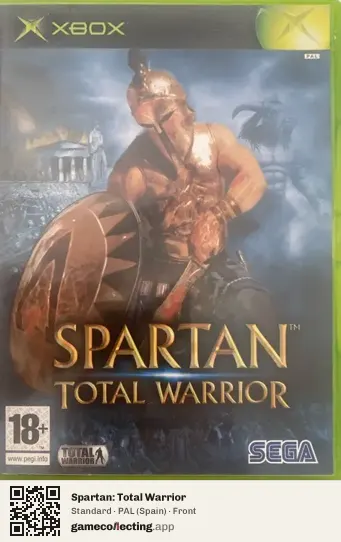 Spartan: Total Warrior Xbox, Spain box front