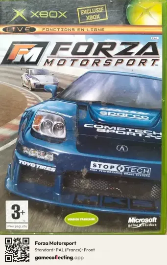 Forza Motorsport Xbox, France box front