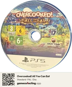 Overcooked! All You Can Eat PlayStation 5, PAL disc
