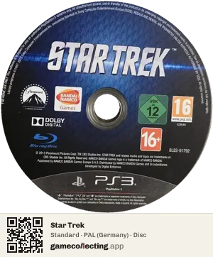Star Trek PlayStation 3, PAL disc
