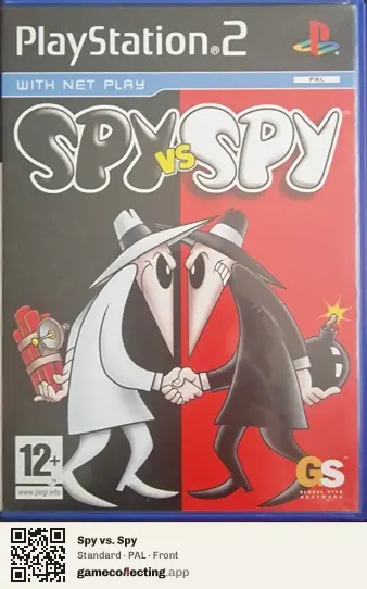 Spy vs. Spy PlayStation 2, PAL box front
