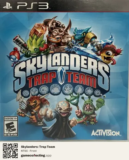 Skylanders: Trap Team PlayStation 3, NTSC box front
