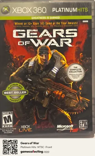 Gears of War Xbox 360, NTSC box front