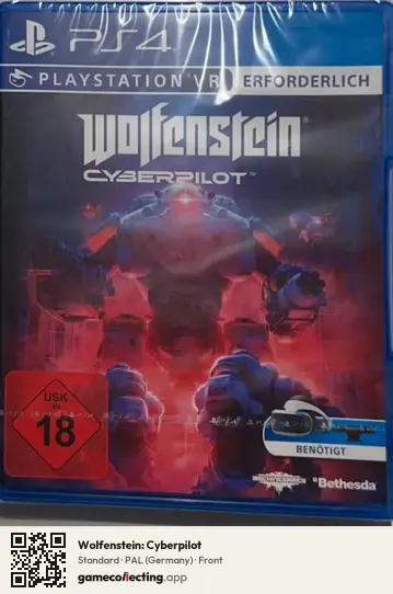 Wolfenstein: Cyberpilot PlayStation 4, Germany box front