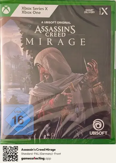 Assassin's Creed Mirage Xbox Series X, Germany box front