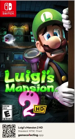 Luigi's Mansion 2 HD Nintendo Switch, NTSC box front