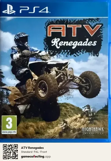 ATV Renegades PlayStation 4, PAL box front